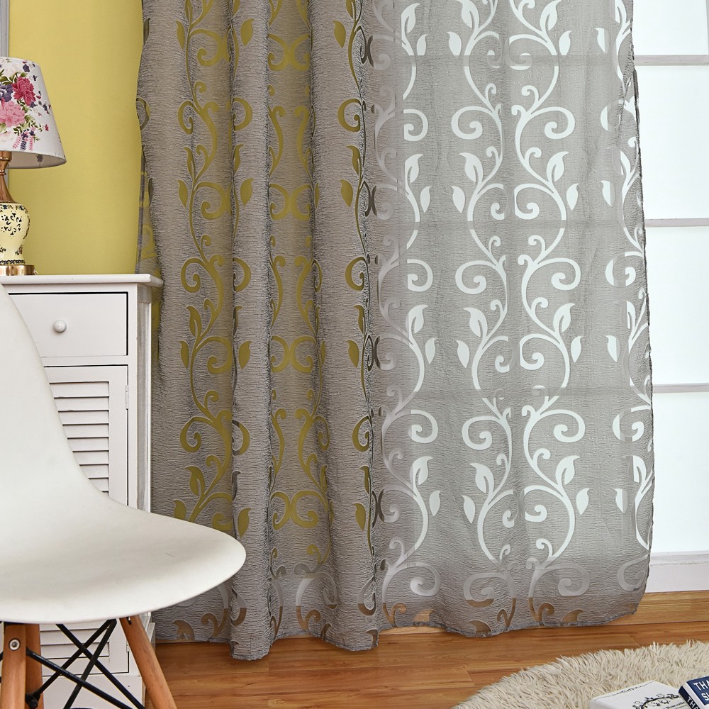 Rèm Cửa Polyester Bán Nguyệt 39x98 Inches