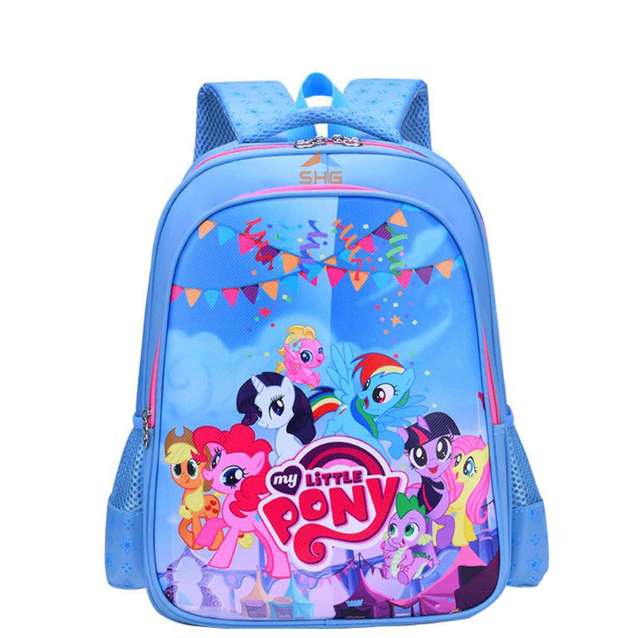 BALO HỌC SINH TIỂU HỌC 2 NGĂN LỚN PONY, ELSA, KITTY CHO BÉ GÁI CẤP 1