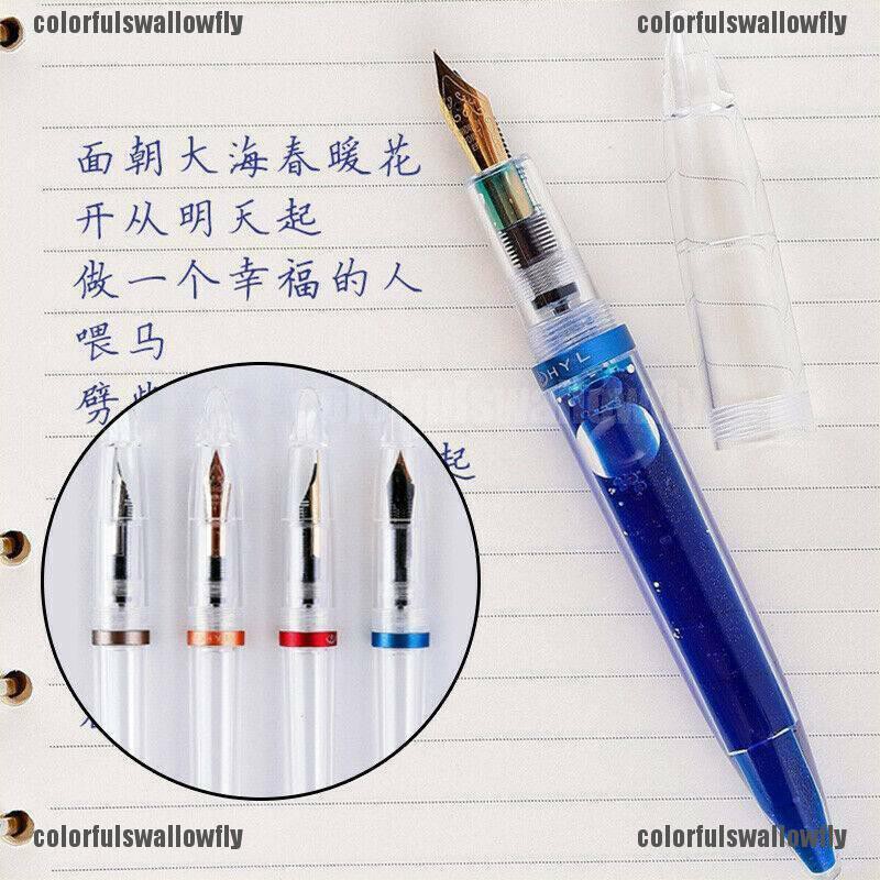 Bút Mực Nước Ngòi 0.5mm Trong Suốt Nhiều Màu