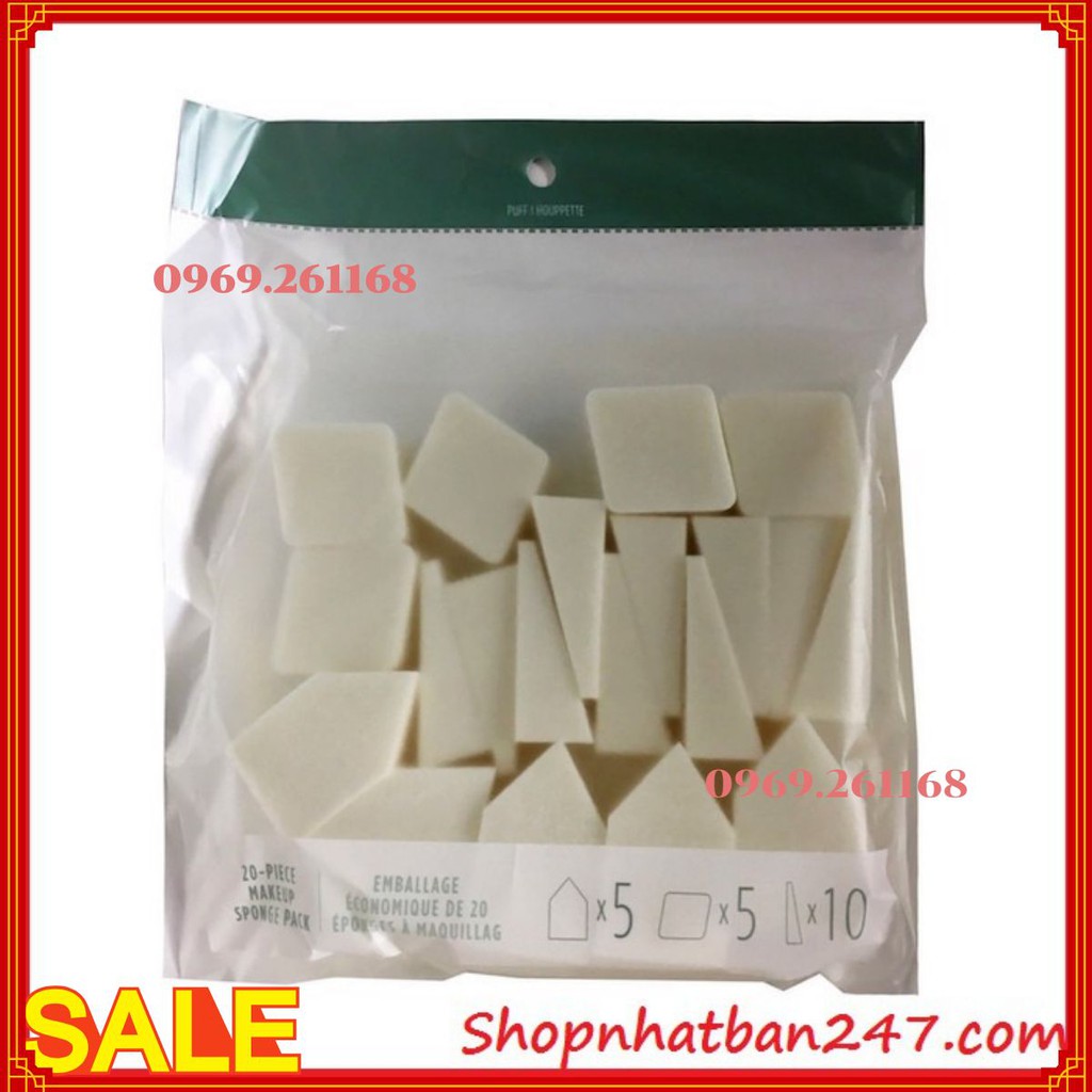 Set 20 miếng bông mút tán kem nền Hàn Quốc - 100% Authentic