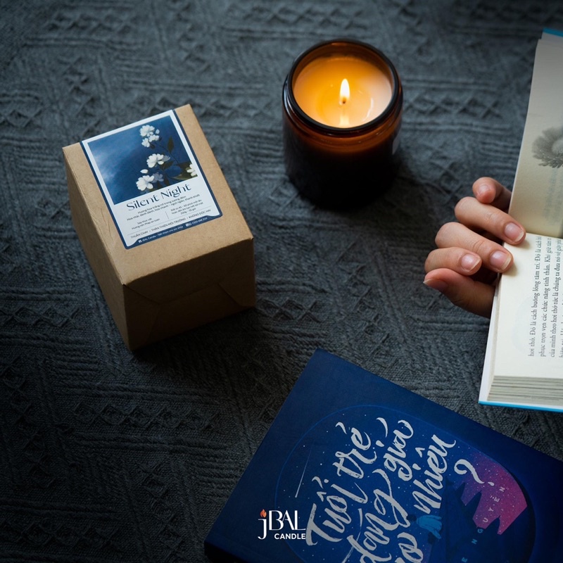 Nến thơm jBAL hũ thuỷ tinh nâu 200g