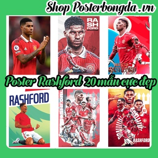 Poster Rashford, Ảnh Dán Tường Rashford Cực Đẹp, Poster Bóng Đá Có In Theo Yêu Cầu