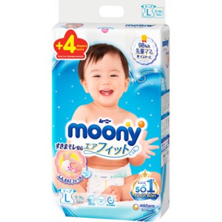 Tã dán Moony NB90/ S84/ M64/ L54