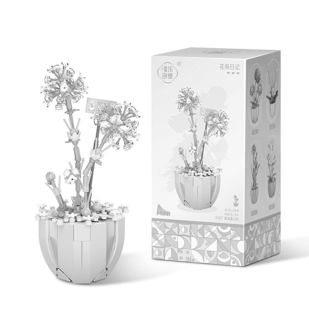 Mô Hình Đồ Chơi Lắp Ráp Bình Hoa 3D Trang Trí Nhà Cửa