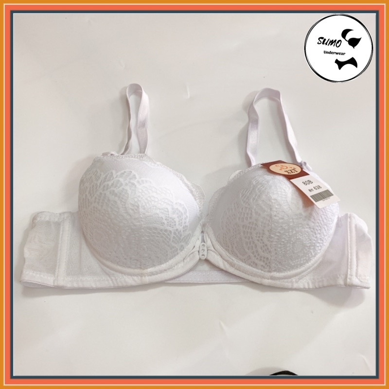 Áo lót ren cài khuy trước, có gọng nâng đẩy ngực, tạo khe, mút đệm dày 2 cm. By SUMO Underwear - 638. | BigBuy360 - bigbuy360.vn