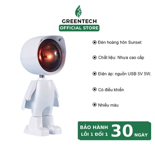 Đèn hoàng hôn Sunset DENDM001W chụp ảnh quay Tiktok phi hành gia nhiều màu – Có điều khiển