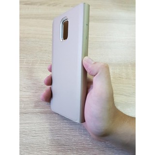 Bao da Clear view Standing Samsung J7+ ( J7 plus)