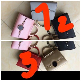 Combo 6sp túi xách nữ quai tròn