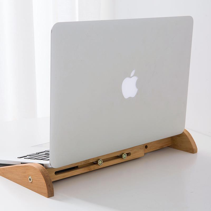 ❤️Giá Đỡ Laptop Gỗ Gấp Gọn 2 Tầng Đế Tản Nhiệt Macbook 11 inch - 14 inch.