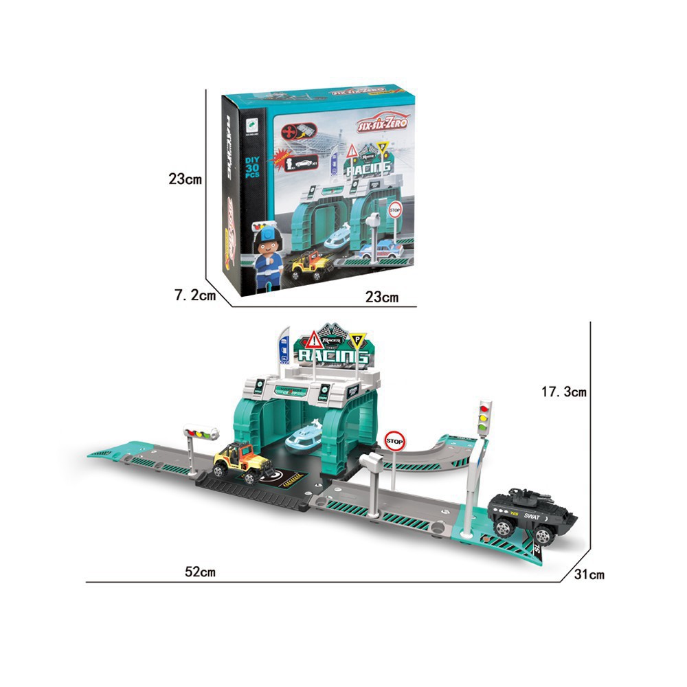 Đồ chơi lắp ráp xây dựng Trạm đỗ xe đua công thức 1 Six-six-zero-A82