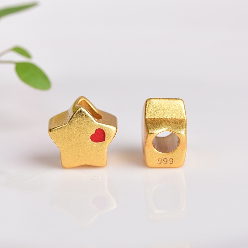 [Hàng Có Sẵn Giao Hàng Ngay Lập Phương] Chuỗi Hạt Hình Ngôi Sao Năm Cánh Làm Vòng Tay Thủ Công Việt Nam Cổ Điển Bảo Quản Màu Sắc