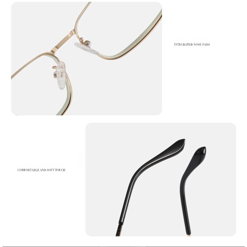 2022 Kính đọc sách chống ánh sáng xanh của nam giới Kính đọc sách thông thường chất lượng cao Khung kim loại