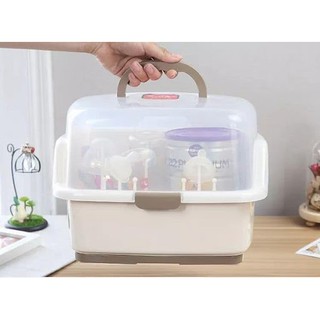 [RẺ VÔ ĐỊCH] KHAY ÚP BÌNH SỮA CHO BÉ CÓ NẮP ĐẬY