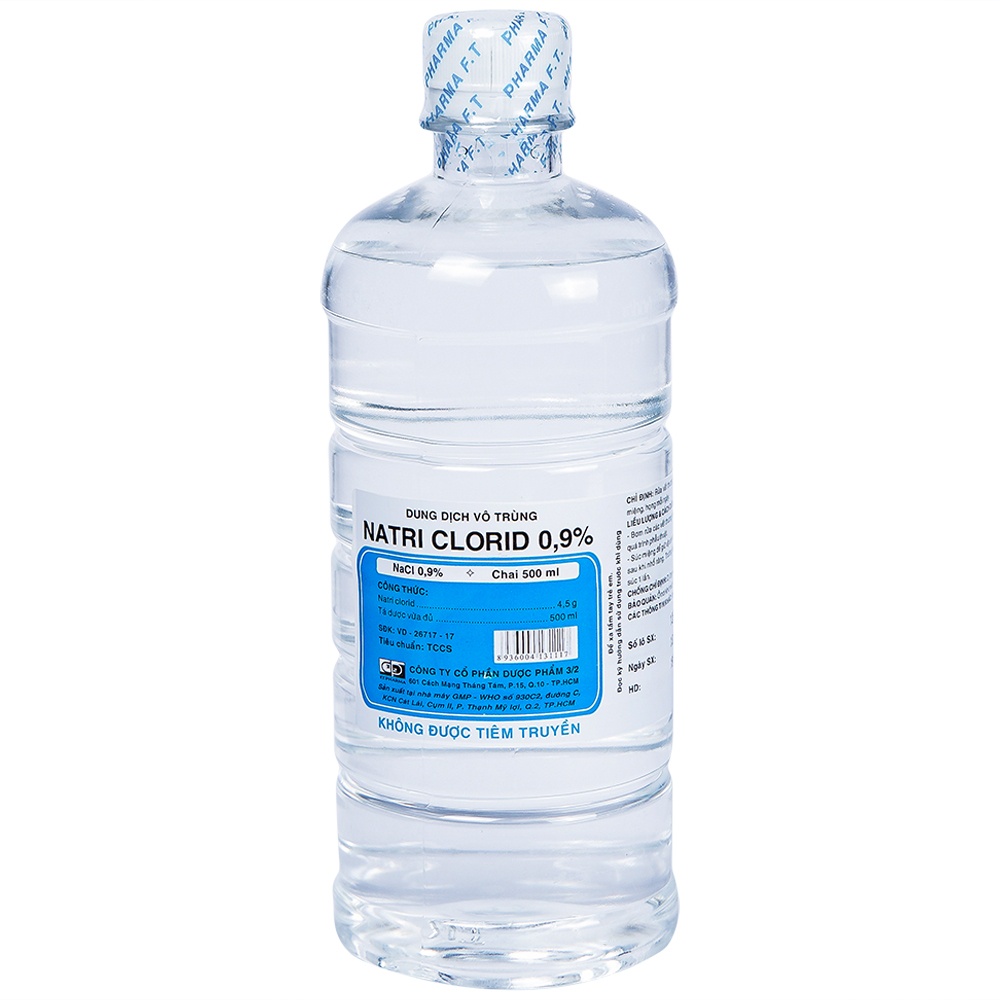 NƯỚC SÚC MIỆNG NATRI CLORID (500ML)