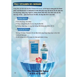 Serum Smas Pro B5 Hydra dưỡng ẩm phục hồi da(120ml)