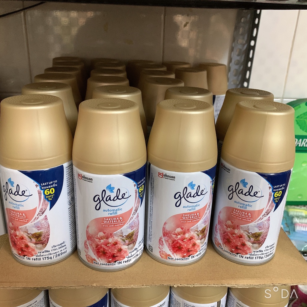 Lõi ( Bình ) Glade xịt thơm phòng tự động Hương Anh Đào Sakura