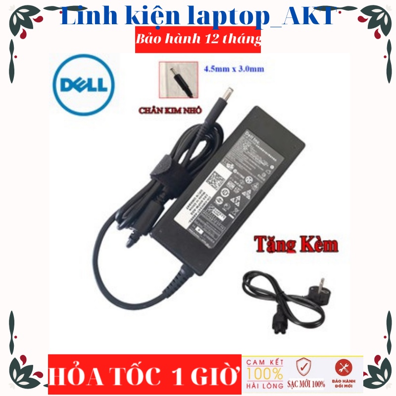 Sạc Laptop Dell 19.5V- 3.34A- 65W-ZIN Chân Kim Nhỏ 4.5*3.0mm 5515 5568 3558 3458 3459 Dell Inspiron 15 3000 XPS 13-4040