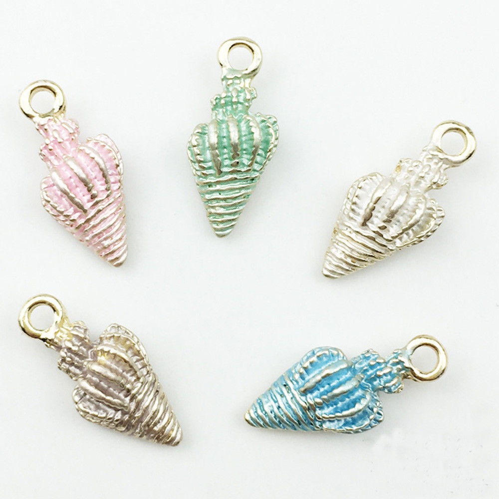 Set 13 mặt dây chuyền/vòng tay/lắc chân hình vỏ sò/sao biển dễ thương thời trang