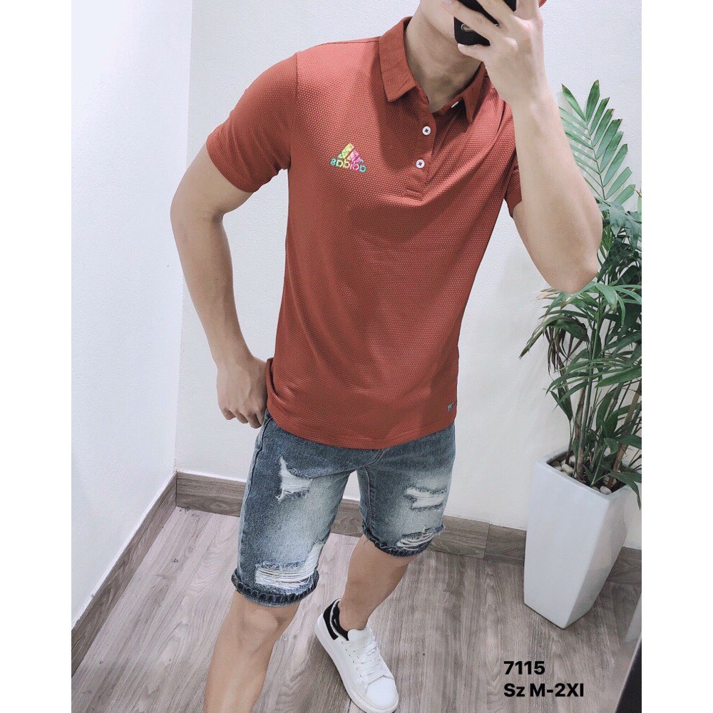 Áo cộc phông thể thao cổ bẻ nam chất thun lạnh thoáng khí cao cấp | BigBuy360 - bigbuy360.vn