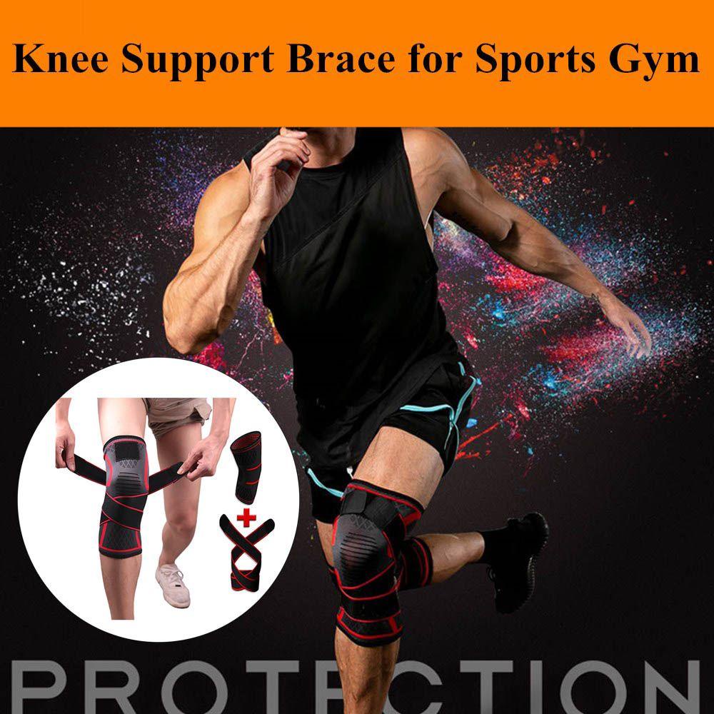 Đệm Bảo Vệ Đầu Gối Giảm Đau Có Thể Điều Chỉnh Hỗ Trợ Luyện Tập Thể Thao /