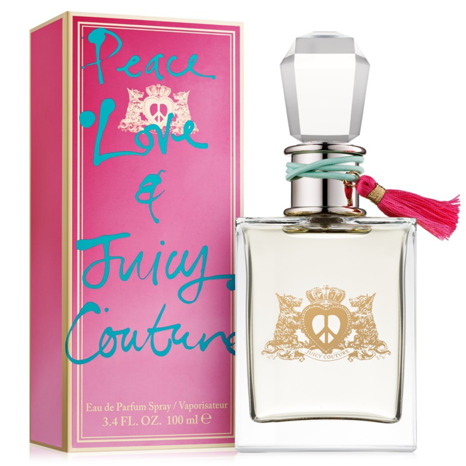 Nước hoa nữ cao cấp authentic Peace, Love & Juicy by Juicy Couture eau de parfum 100ml (Mỹ)