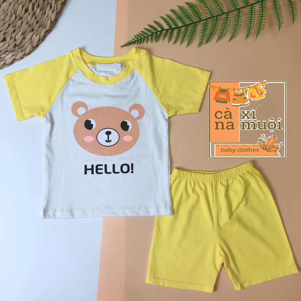 Bộ Minky Mom COTTONSHIP NHANH[XEM TRƯỚC KHI THANH TOÁN]Hàng Chuẩn Cao Cấp Ngắn Tay Họa Tiết Dể Thương Cho Bé