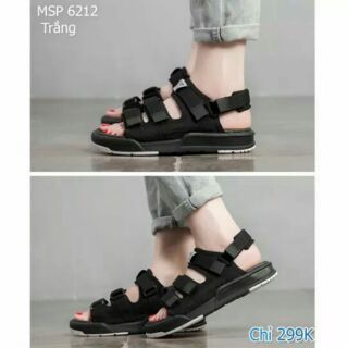 Sandal nam nữ 6212 trắng n