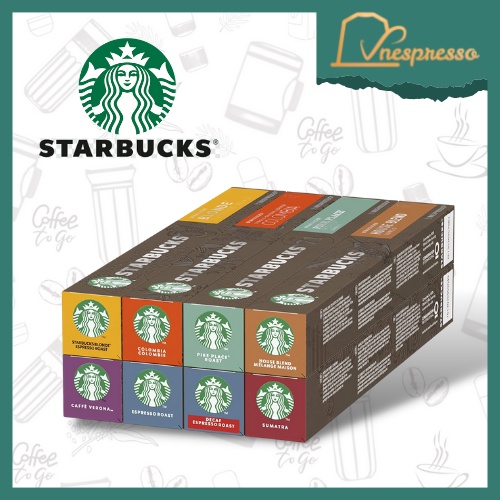 Cà phê viên nén Starbuck by Nespresso Hộp 10 viên