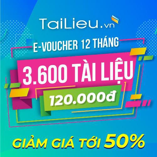 Toàn quốc [E-Voucher] Mã giảm giá điện tử download (tải) tài liệu gói 12 tháng tại trang Tailieu.vn giảm số lên đến 50%