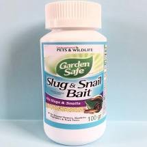 Bả Diệt Sên nhớt Mỹ Slug &amp; Snail Bait Garden Safe dạng hạt an toàn, hiệu quả lọ 100gram