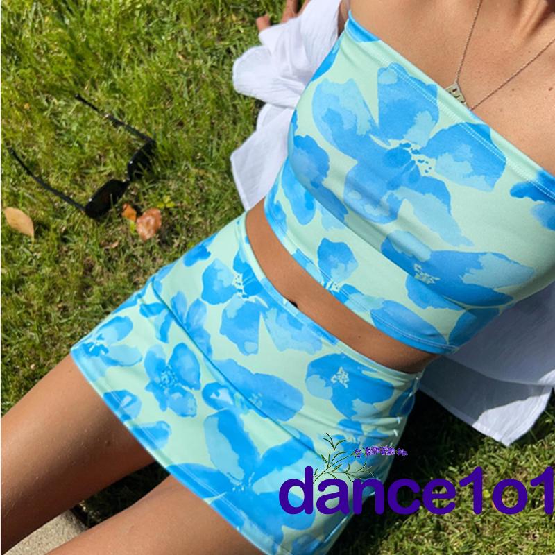 Set Áo Ống Không Tay + Chân Váy Mini Khiêu Vũ1O1- Thời Trang Mùa Hè Cho Nữ