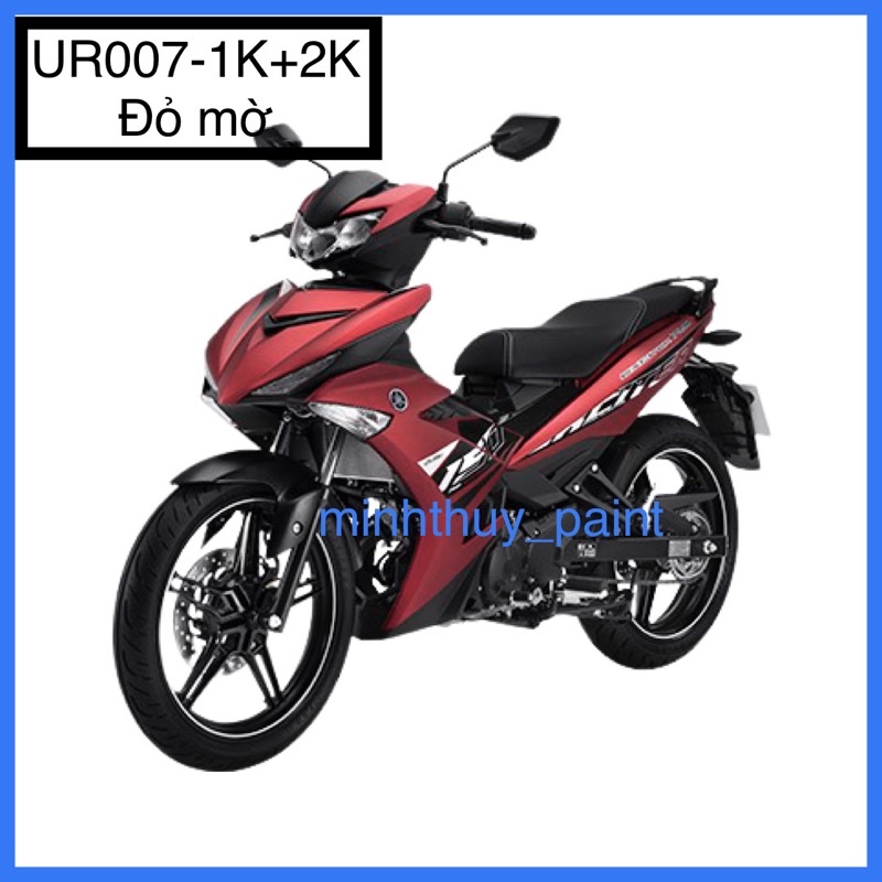 Sơn xe máy Yamaha Exciter màu Đỏ mờ UR007-1K và UR007-2K Ultra Motorcycle Colors