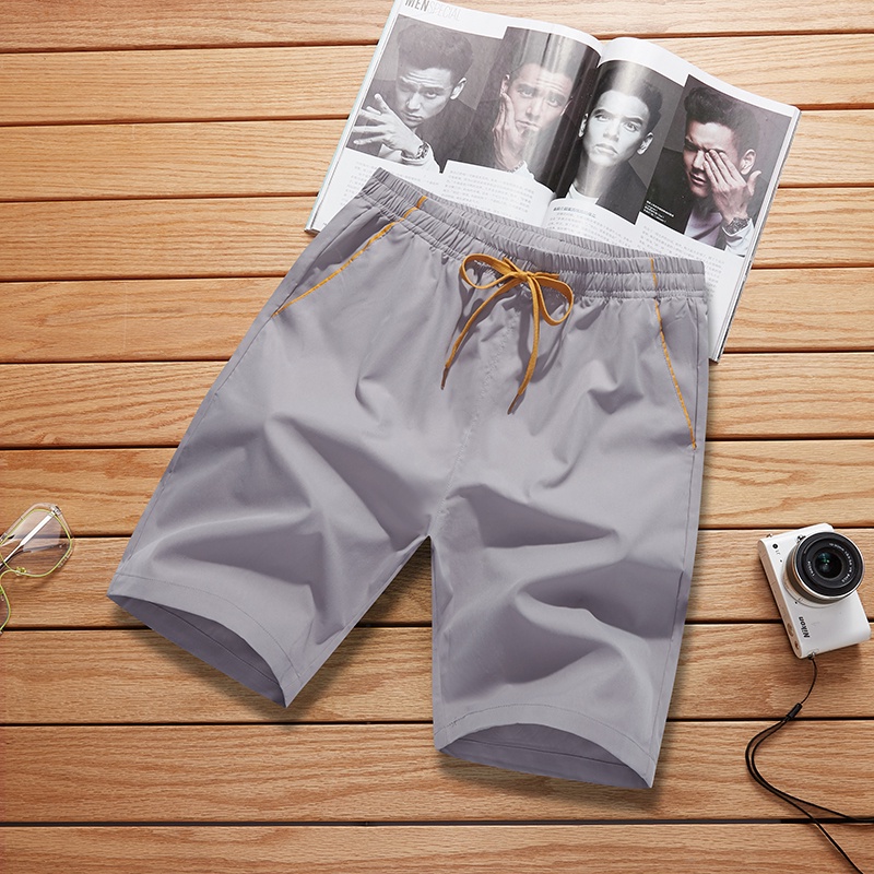 Quần Short Dây Rút Lưng Thun Thời Trang Mùa Hè Cho Nam