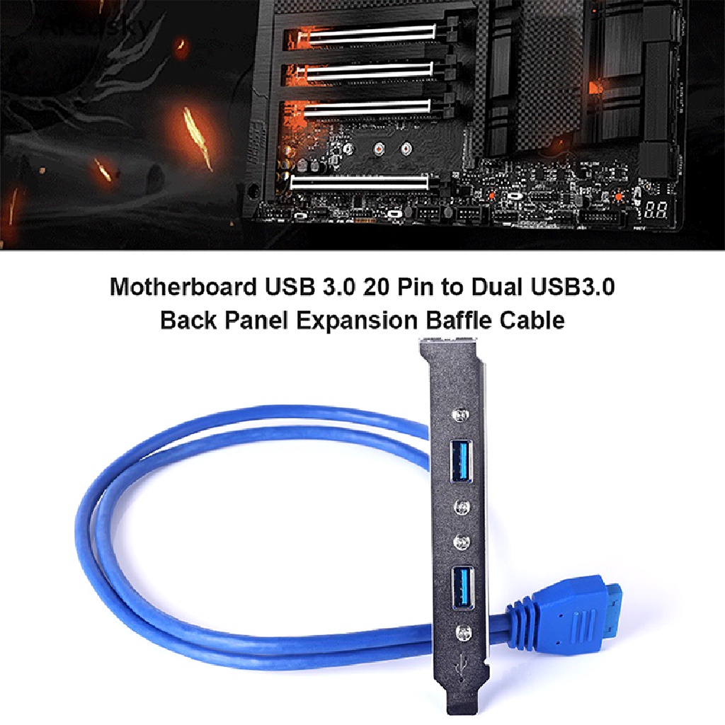 Cáp nối mở rộng tốc độ cao 20 pin sang đầu usb 3.0