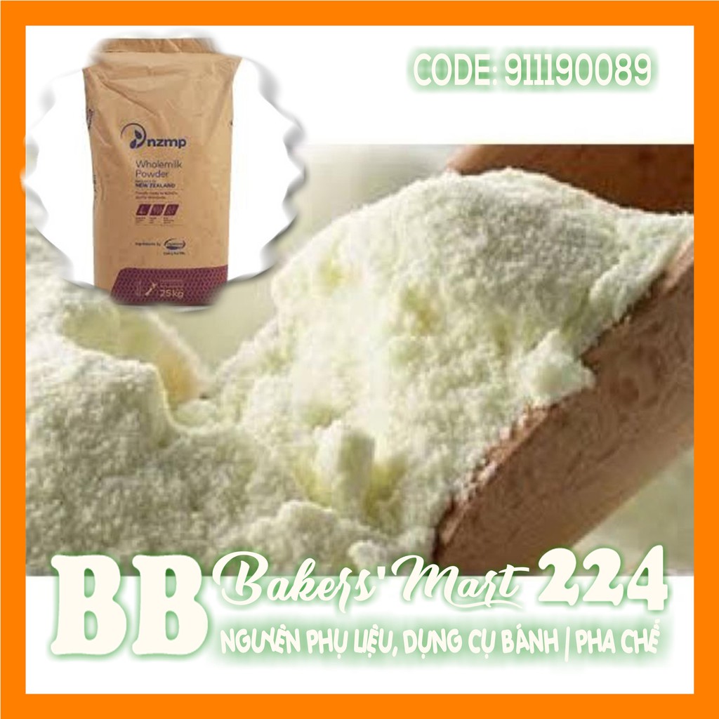 💥 HÀNG CHUẨN 💥 1kg - Bột sữa nguyên kem tan nhanh Wholemilk Powder New Zealand - Chiết lẻ 1kg