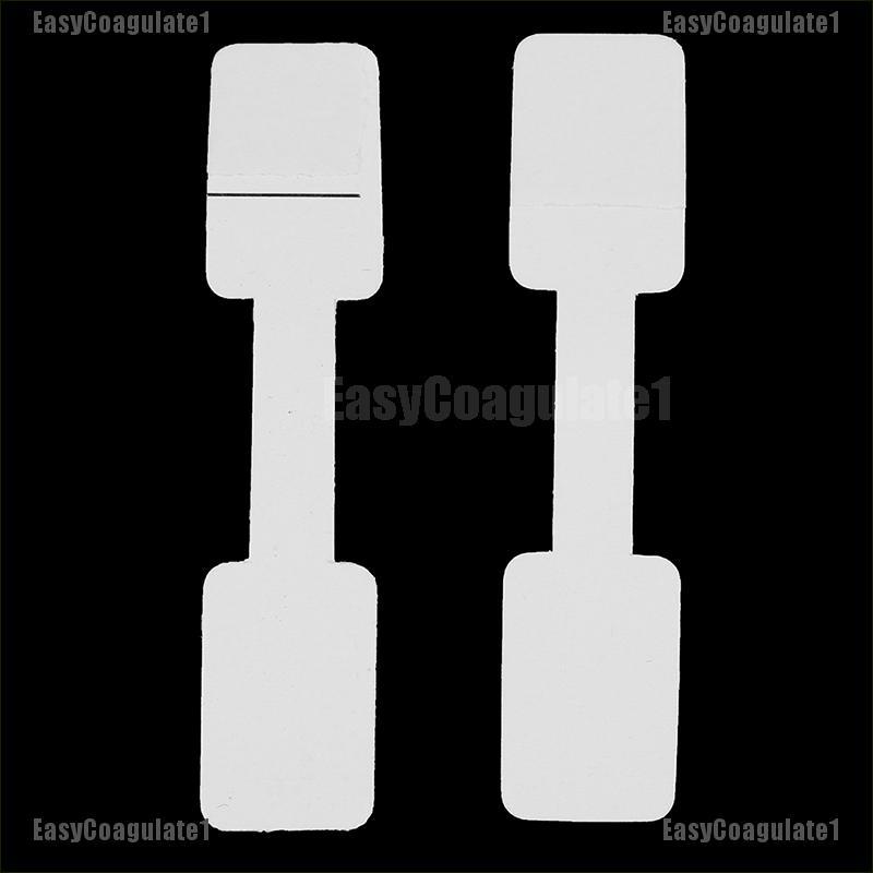 50/100 Tag giá trống bằng giấy gắn trang sức nhẫn khuyên tai