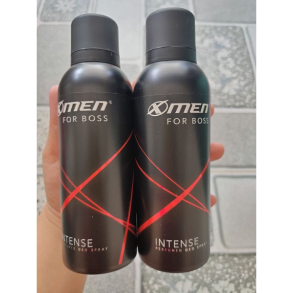 Xịt khử mùi X-Men For Boss Intense - Mùi hương trầm đầy nội lực 150ml