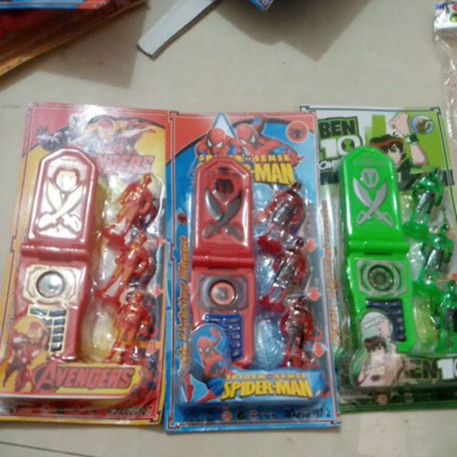 Đồ chơi vỉ điện thoại siêu nhân/ben ten