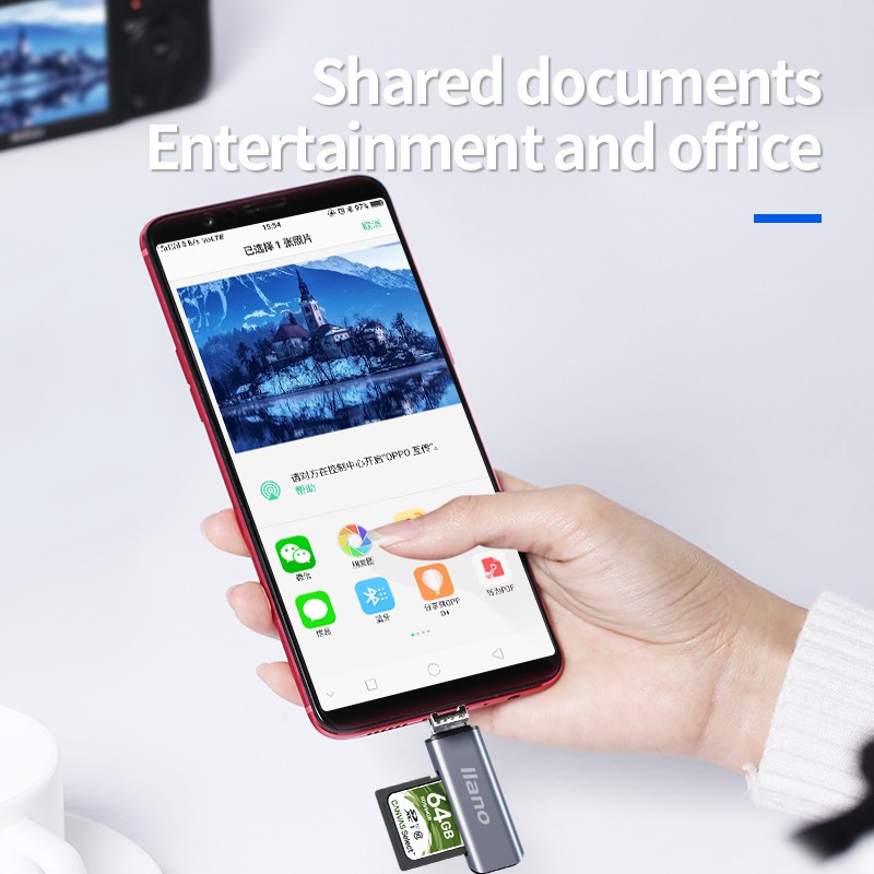 Đầu đọc thẻ nhớ llano USB 3 trong 1 thông minh chất lượng cao | BigBuy360 - bigbuy360.vn