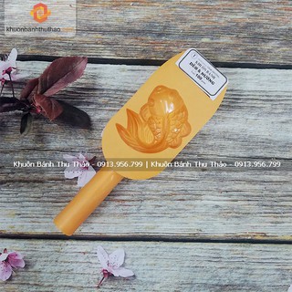 Khuôn bánh trung thu gõ hình con cá 100g (MS03)