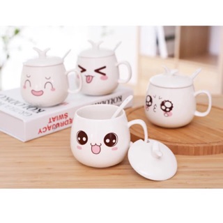 [CUTE] CỐC PHA TRÀ, CÀ PHÊ - MẶT BIỂU CẢM SIÊU DỄ THƯƠNG