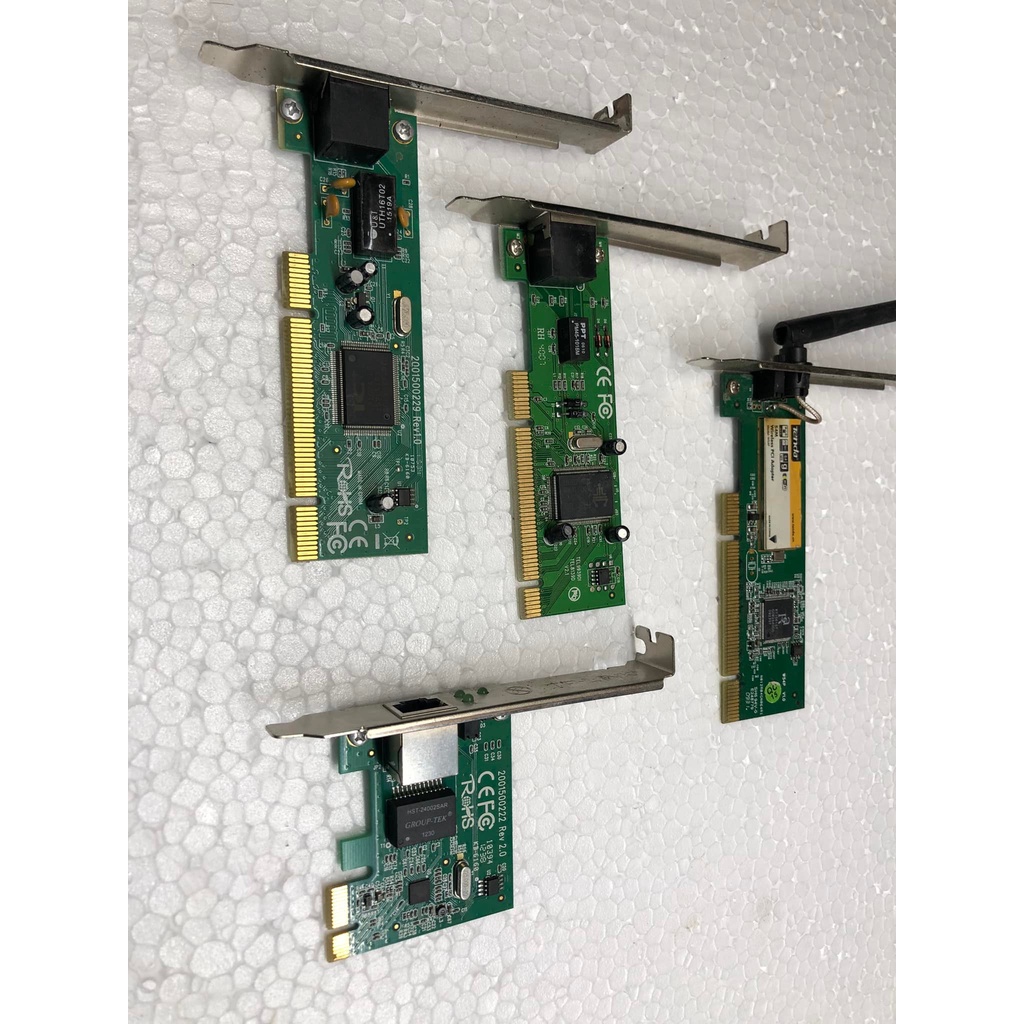 Card mạng LAN máy tính PC chuẩn PCI và PCI-Ex