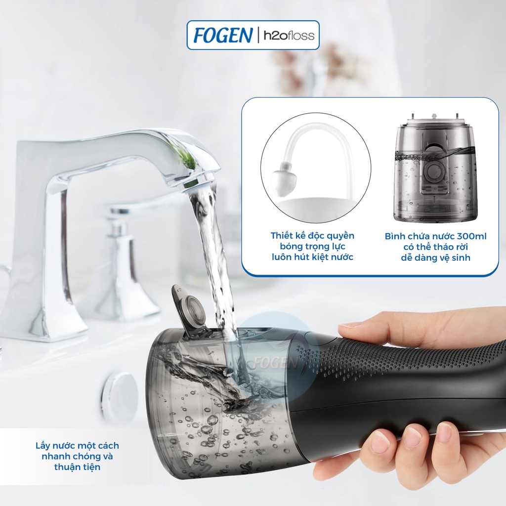Máy Tăm Nước Cầm Tay FOGEN HF-6P Hàng Xuất Đức
