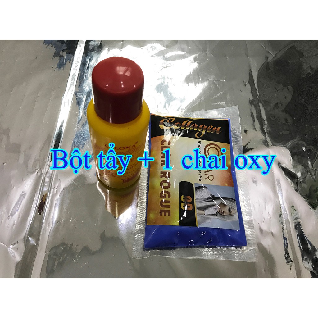 BỘT TẨY TÓC COLLAGEN 9D - Kèm oxy trợ nhuộm - Thoitrangtocnhuom | BigBuy360 - bigbuy360.vn