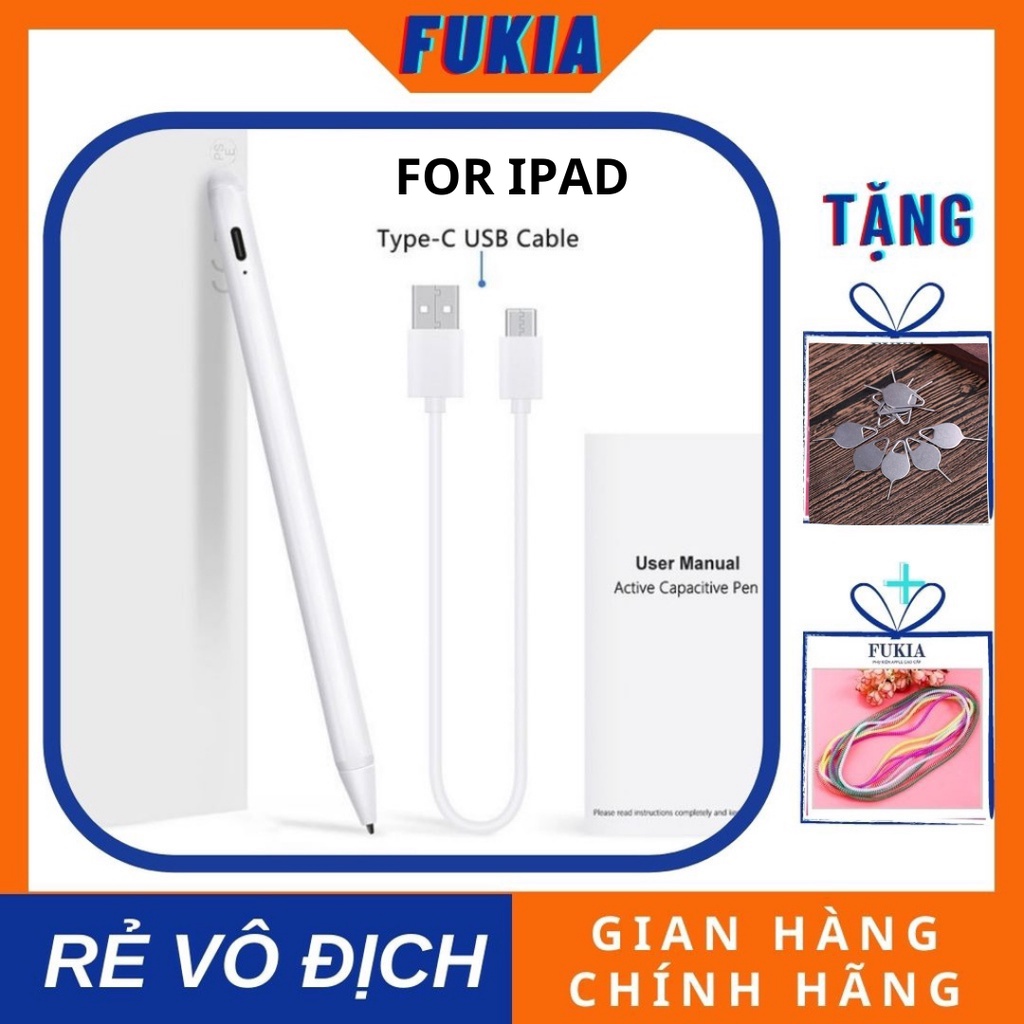 Bút cảm ứng WIWU Stylus Pencil X dành riêng cho các loại IPad , Palm Regection (tỳ tay vẫn sử dụng được) chính hãng