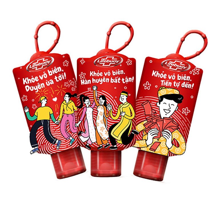 3 Gel Diệt Khuẩn Lifebuoy Bảo Vệ Vượt Trội 10-50ml+FREE Vỏ Bọc SIÊU NGẦU (Giao mẫu ngẫu nhiên) | BigBuy360 - bigbuy360.vn