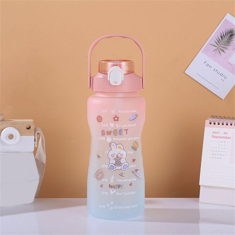 Bình Nước Kèm Ống Hút Tiện Lợi Khi Đi Du Lịch