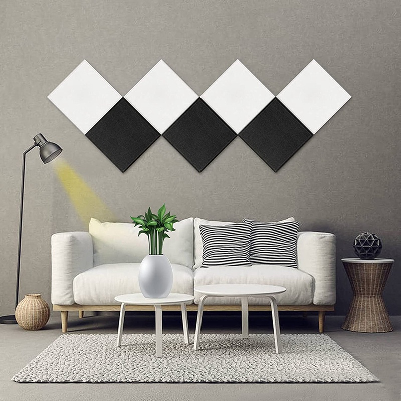 Set 6 Tấm Dán Tường Cách Âm Cao Cấp Cho Phòng Thu Âm / Studio