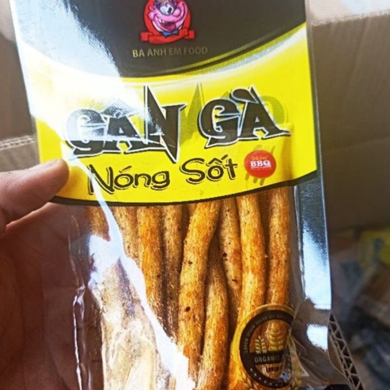 Snack gân gà nóng sốt Ba Anh Em Food (gói 30g)