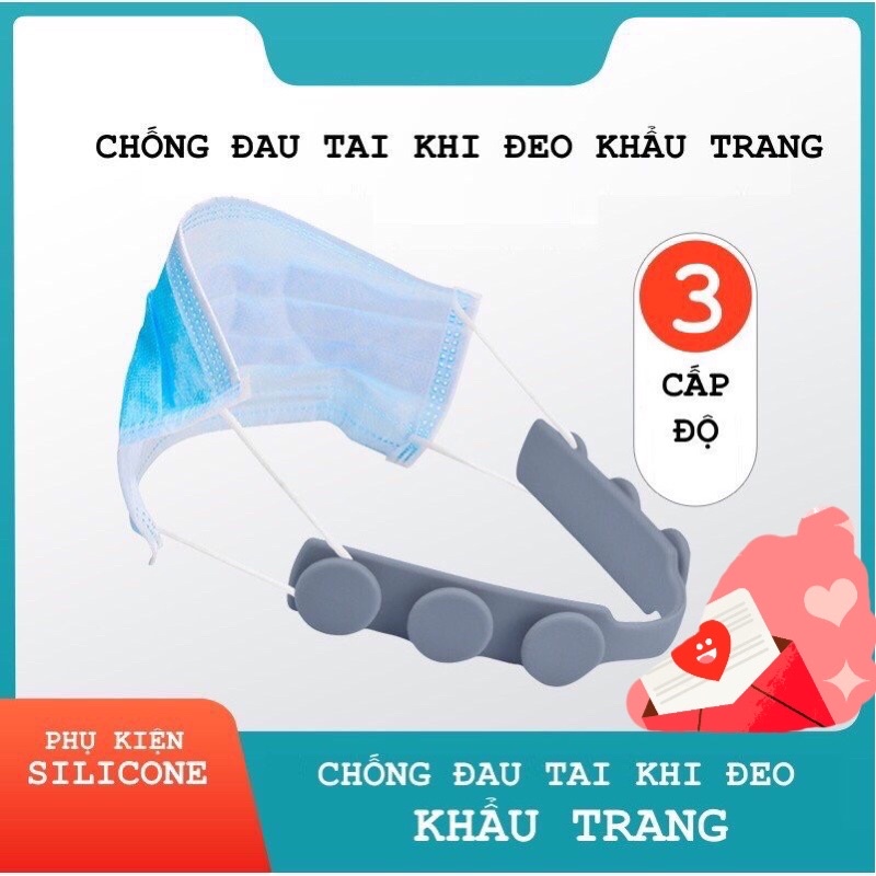 Phụ kiện hỗ trợ đeo khẩu trang, tránh đau nhức tai do đèo thời gian dài